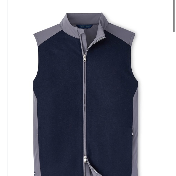 NWT Peter Millar Men's Navy Cambridge Wool Vest